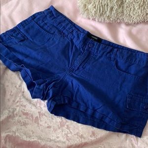 Blue shorts